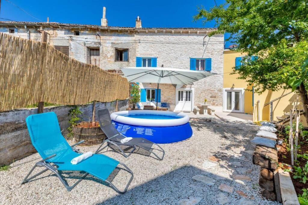 Casa Di Pietra Matelici Villa Divšići Exteriör bild